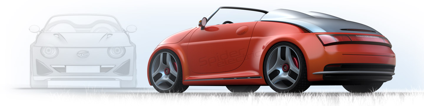 Spider- Roadster electric: first affordable open electric-sports car